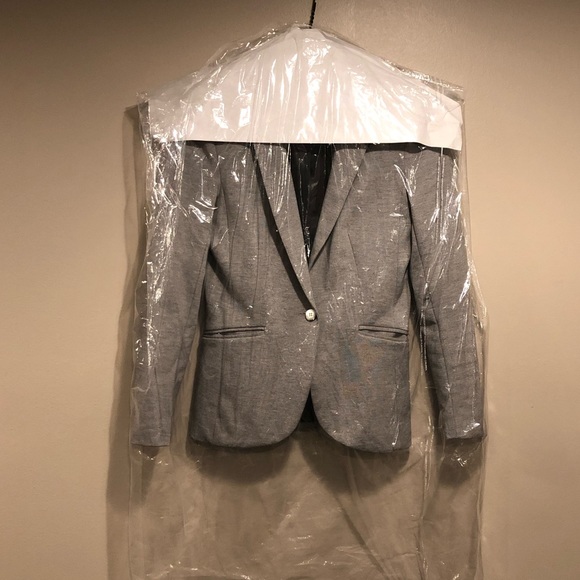 H&M Jackets & Blazers - H&M gray fitted blazer